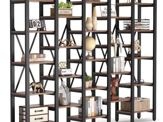 Organize Books And Accessories At Tribesigns Modern Bookcase