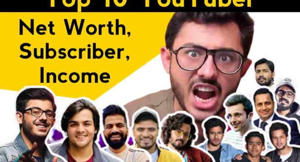 Top 10 Popular YouTubers in India in 2023