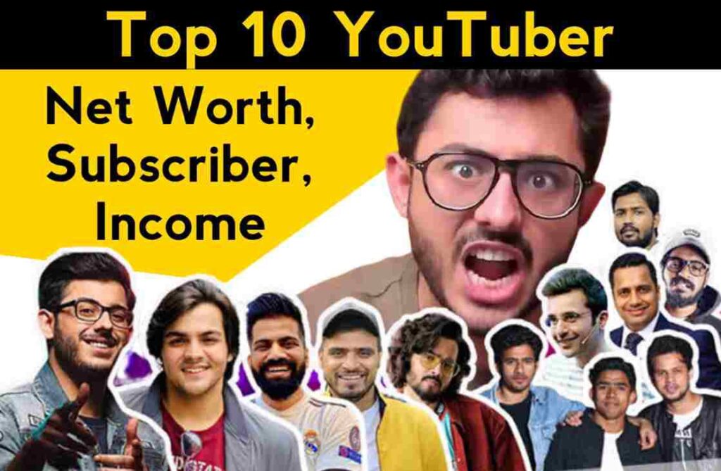 Top 10 Popular YouTubers in India in 2023